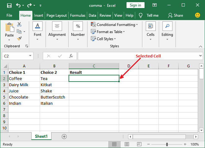 How to use concatenate in Excel