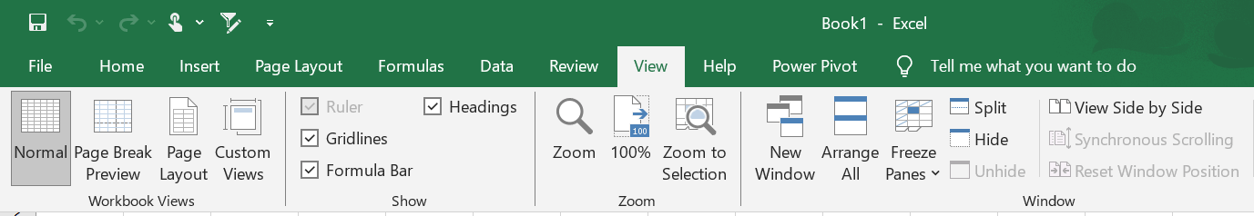 How to use Custom Views in Excel