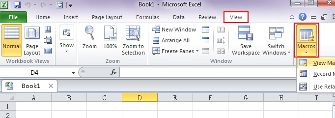 How to view macro code in Excel 2007