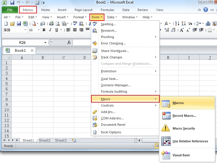 How to view macro code in Excel 2007
