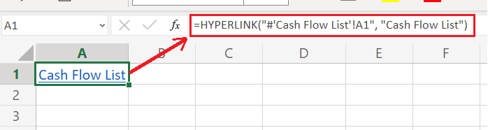 Hyperlink Function in Excel
