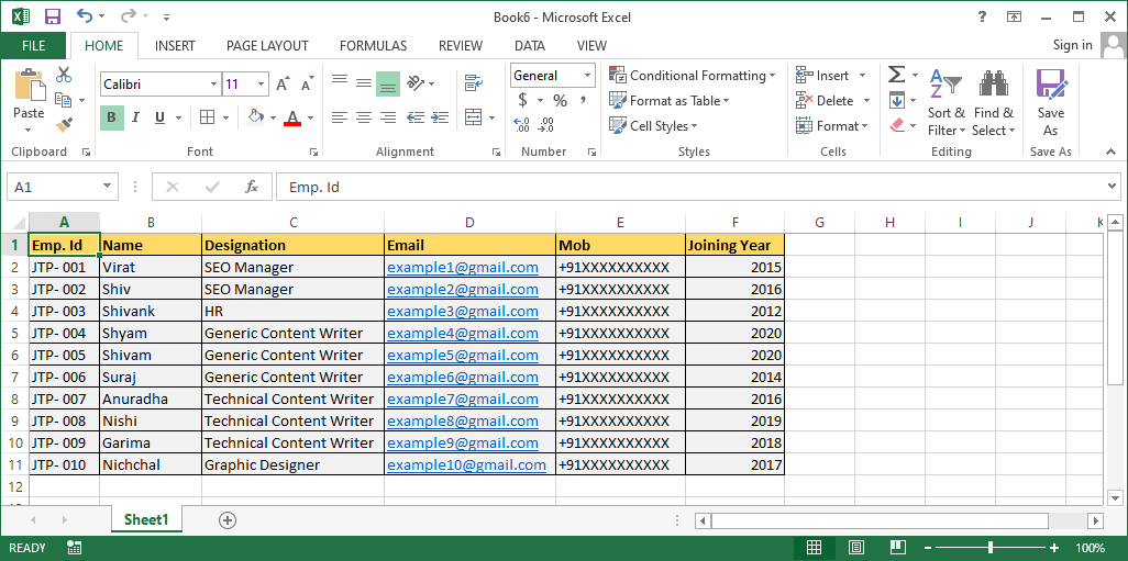 excel shift cells down hotkey