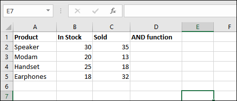 Logical Functions In Excel - Javatpoint