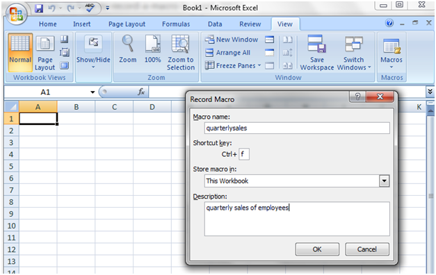 Macros in Excel 2