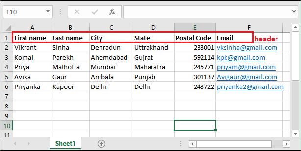 what-is-mail-merge-in-excel