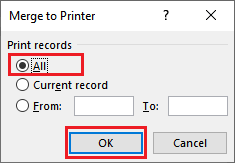 Mail merge in Excel