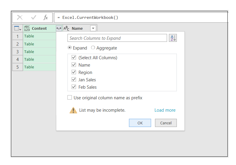 Merge multiple Excel sheets into one