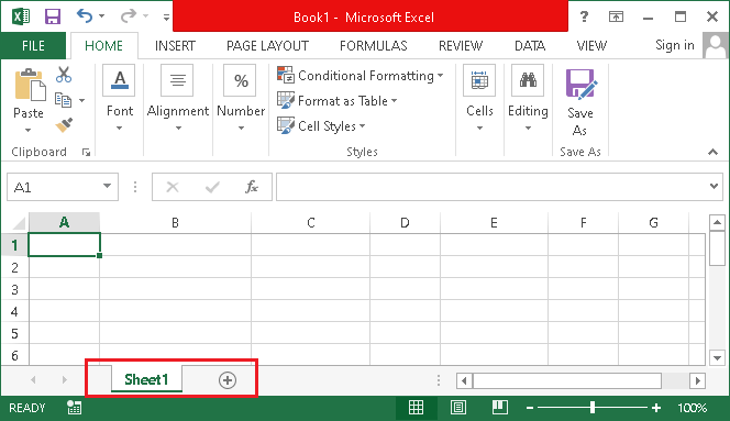 MS Excel Definition