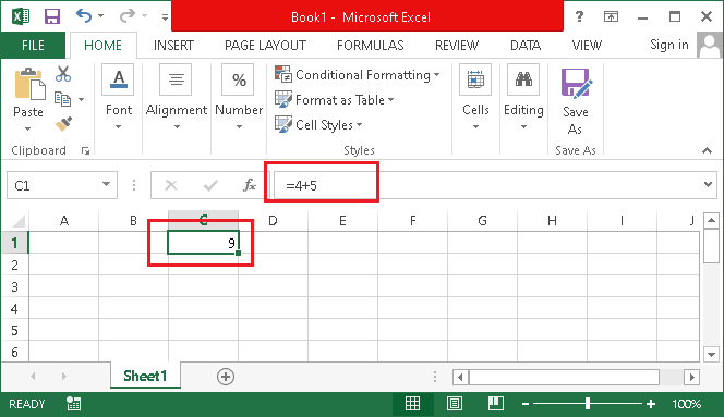 MS Excel Definition