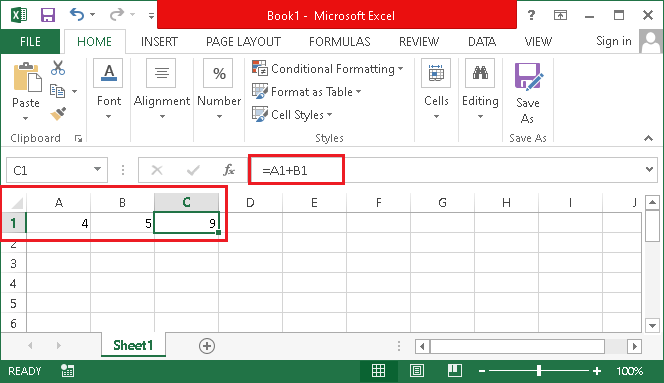 MS Excel Definition