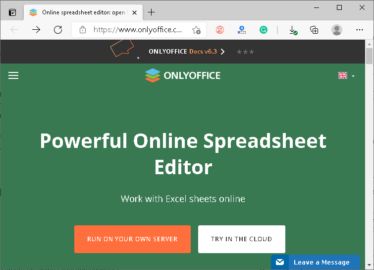 Online Excel Editor