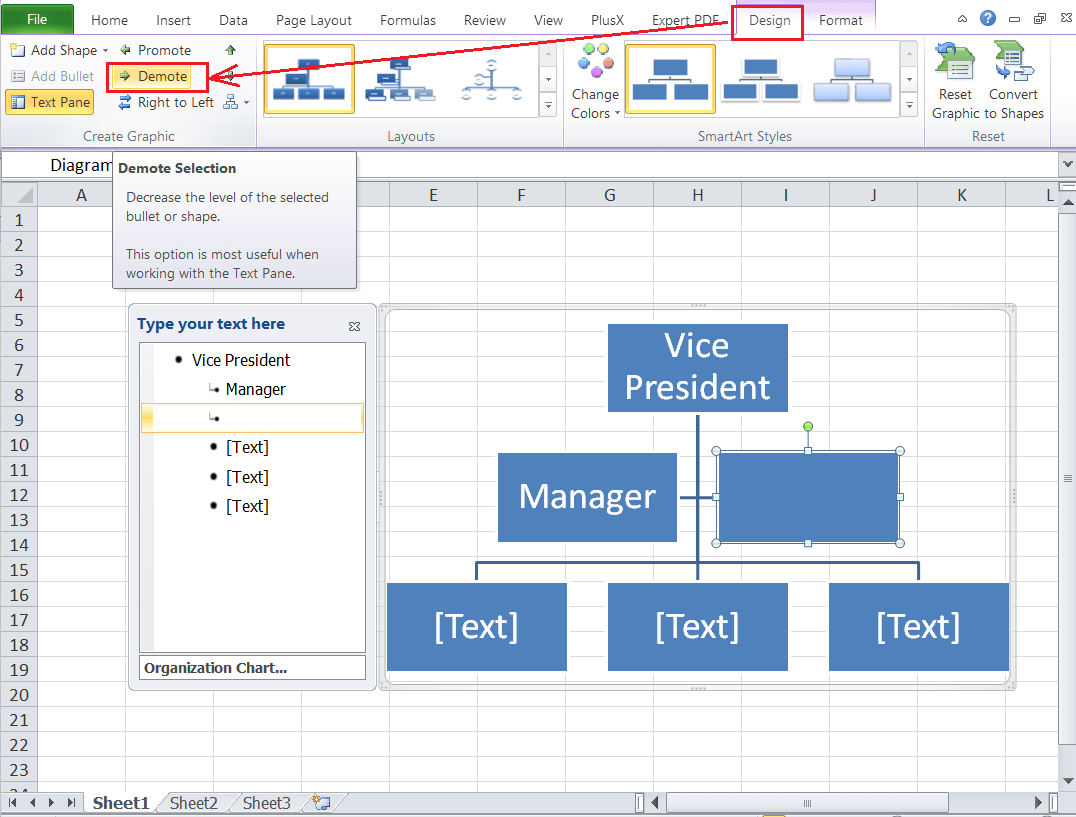 Organization Chart Excel