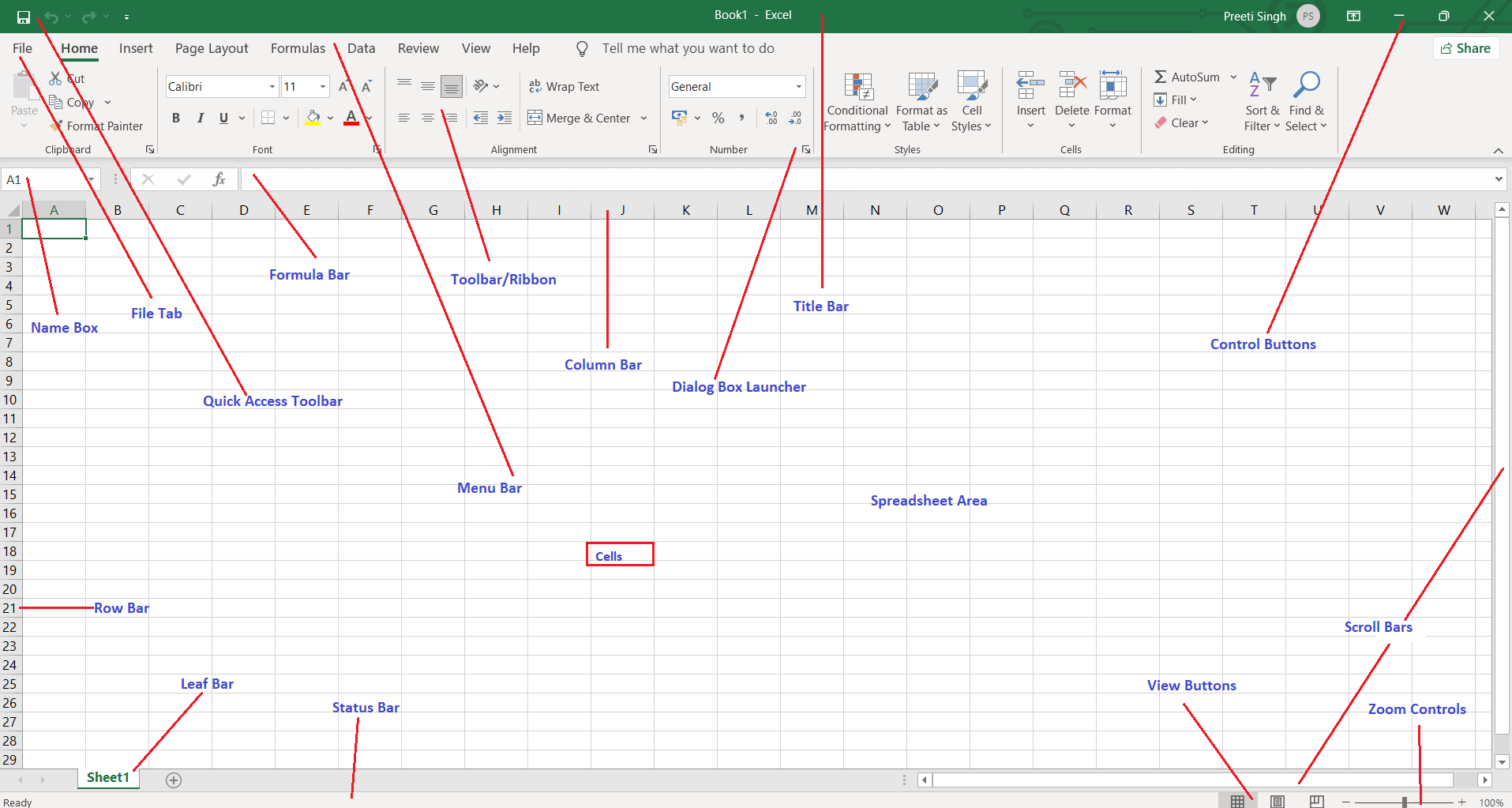 microsoft spreadsheet with microsft excel