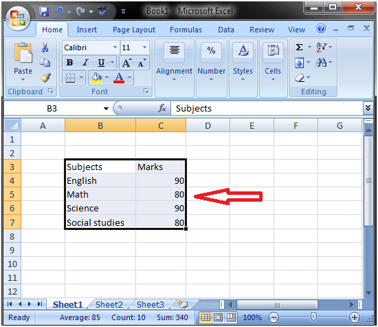 how-to-select-data-in-excel-ncert-books