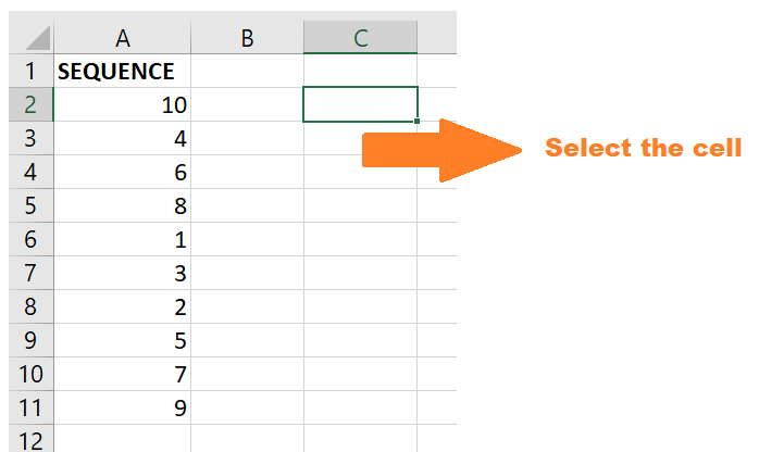 sequence-function-in-excel-javatpoint