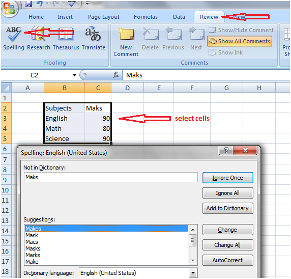 ms-excel-how-to-use-spell-check-javatpoint