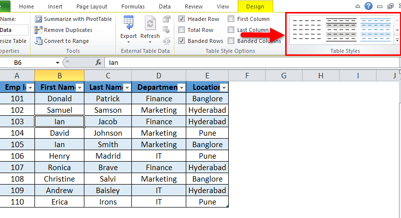 Table vs Range in Microsoft Excel