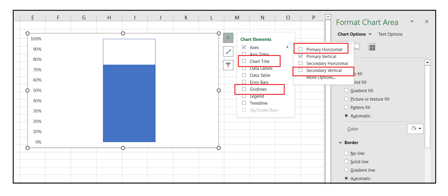 Thermometer Chart in Excel