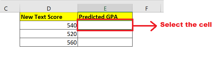 Trend Function Excel