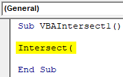 Union and in Intersection in Excel VBA
