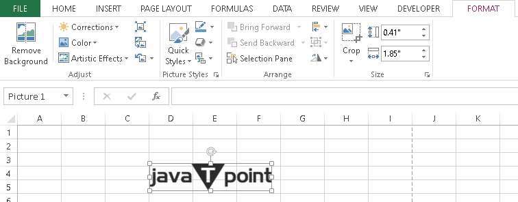 Watermark in Excel