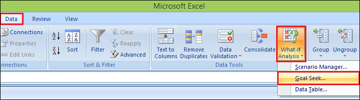 What-if Analysis in Excel