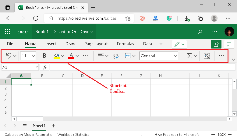 What is Microsoft Excel Online - javatpoint