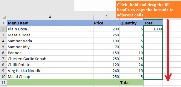 What is Relative Reference in Excel