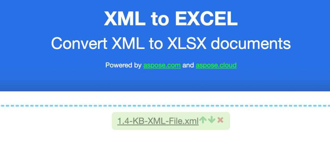 XML to Excel Converter Online
