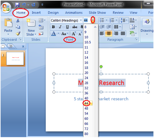 PowerPoint How To Format Font Size Ncert Books