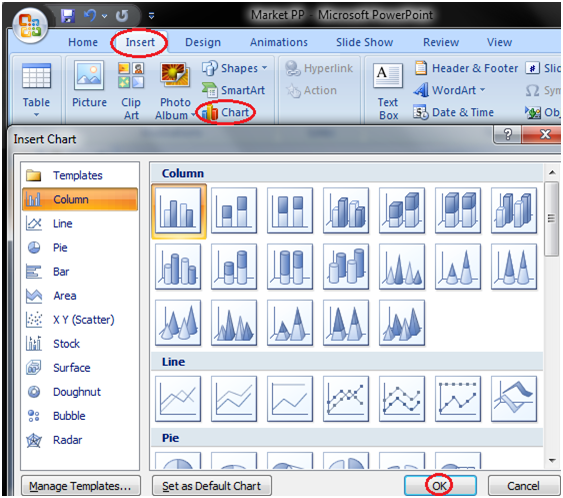 How To Insert Chart