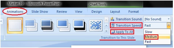 How To Set Slide Transition Speed Powerpoint Javatpoint