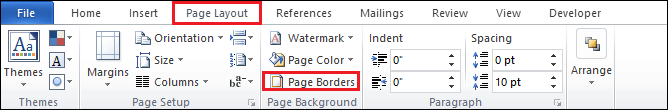 How to add a border in Word