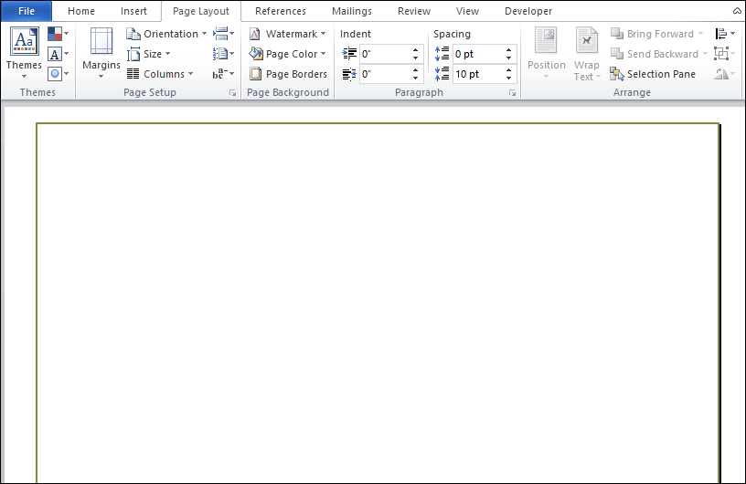 How to add a border in Word - javatpoint