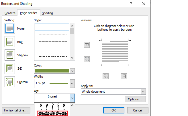 spring page borders for microsoft word