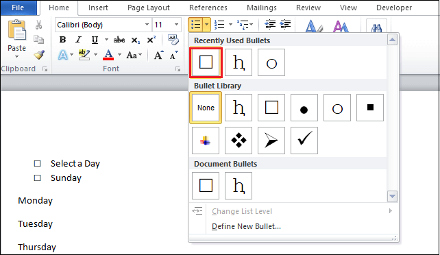 microsoft: Microsoft Word: How to insert checkboxes in Word docs