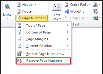 How to add page numbers in Word