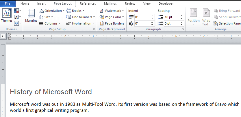 how to change orientation of one page in word 2017