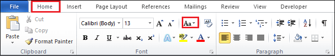 How to Convert Uppercase to Lowercase in Microsoft Word document