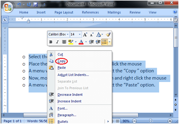 to-copy-and-paste-text-in-ms-word-javatpoint