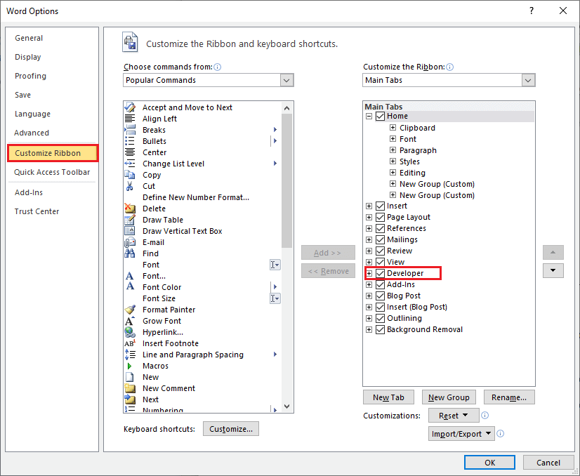 how-to-create-a-drop-down-menu-in-word-document-javatpoint