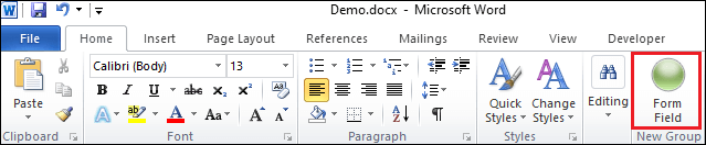 how-to-create-a-drop-down-menu-in-word-document-javatpoint