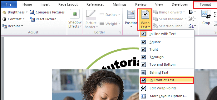 How to create a logo in word