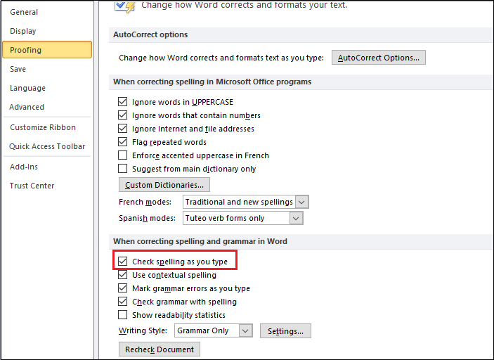 how-to-enable-spell-check-in-word-javatpoint