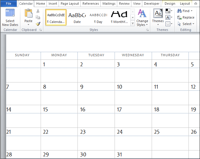  How To Insert Calendar In Word Poovoice
