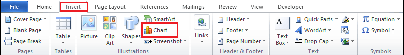 How to insert a graph in Word