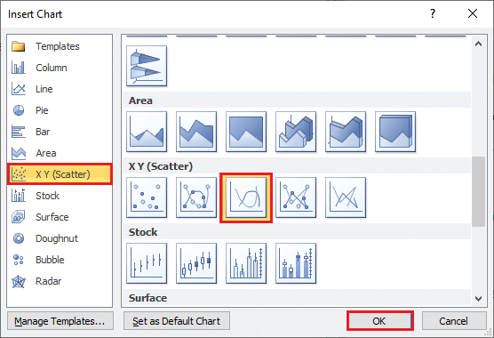 How To Insert A Graph Chart In Word Javatpoint