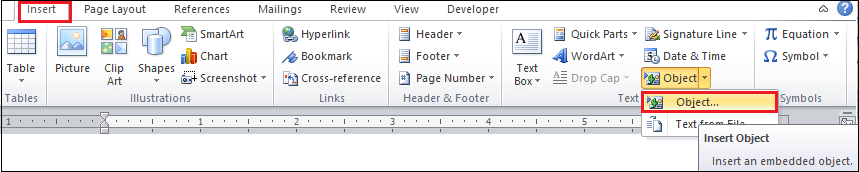 How To Insert An Excel Spreadsheet Into A Word Document