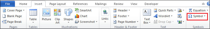 How to insert Subscript and Superscript in Word