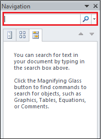 How to search for words in a Word document